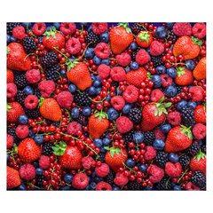 Papel de Parede Frutas Vermelhas Suco Saúde Sala Painel Adesivo - 153pc na internet