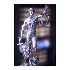 Painel Adesivo de Parede - Estátua Deusa da Justiça - Direito - 1545pn - comprar online