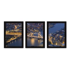 Kit Com 3 Quadros - Londres Inglaterra Mundo - 154kq02p - comprar online