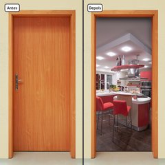 Adesivo Decorativo de Porta - Cozinha - 1557cnpt - comprar online