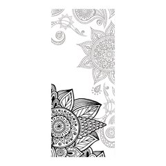 Adesivo Decorativo de Porta - Mandalas - Flores - 155cnpt na internet