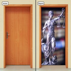 Adesivo Decorativo de Porta - Direito - Estátua - 1564cnpt - comprar online