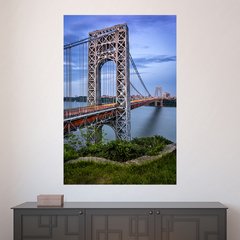 Painel Adesivo de Parede - Nova York - Ponte - 1573pn