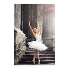 Painel Adesivo de Parede - Bailarina - Ballet - Balé - 1578pn - comprar online