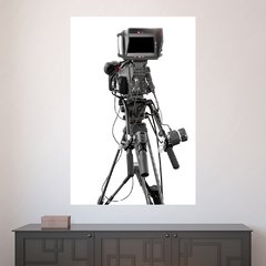 Painel Adesivo de Parede - Câmera- Filmagem - Cinema - 1590pn
