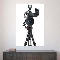 Painel Adesivo de Parede - Câmera- Filmagem - Cinema - 1591pn
