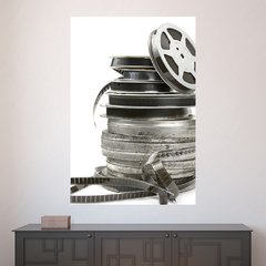 Painel Adesivo de Parede - Rolos de Filme - Cinema - 1592pn