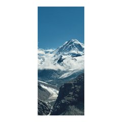 Adesivo Decorativo de Porta - Montanha - Neve - 1606cnpt na internet