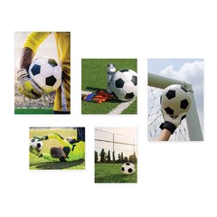 Kit 5 Placas Decorativas - Futebol - Goleiro - Juvenil - Sala - Quarto Casa Quarto Sala - 160ktpl5 - comprar online