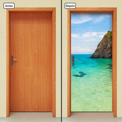 Adesivo Decorativo de Porta - Mar - Natureza - 1612cnpt - comprar online