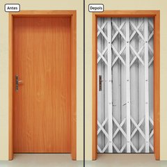 Adesivo Decorativo de Porta - Porta de Ferro - 1617cnpt - comprar online