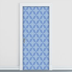Adesivo Decorativo de Porta - Abstratos - Azul - 161cnpt