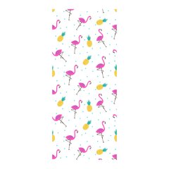 Adesivo Decorativo de Porta - Flamingos - 1628cnpt na internet
