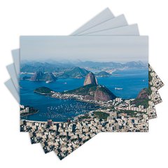 Jogo Americano com 4 peças - Rio de Janeiro - 1631Jo
