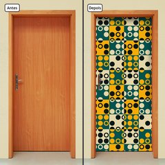 Adesivo Decorativo de Porta - Abstrato - 1640cnpt - comprar online