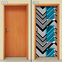 Adesivo Decorativo de Porta - Abstrato - 1641cnpt - comprar online