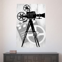 Painel Adesivo de Parede - Cinema - Projetor - Filmes - 1646pn