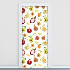 Adesivo Decorativo de Porta - Frutas - 1648cnpt