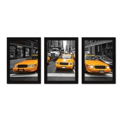 Kit Com 3 Quadros - New York Taxis Mundo - 165kq02p - comprar online