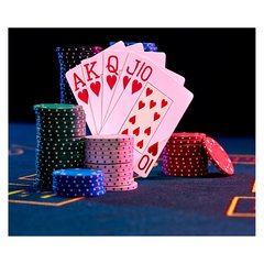 Papel de Parede Poker Salão de Jogos Cartas Sala Painel Adesivo - 166pc na internet
