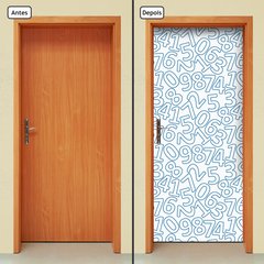 Adesivo Decorativo de Porta - Números - Infantil - 1676cnpt - comprar online