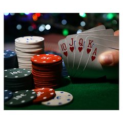 Papel de Parede Poker Salão de Jogos Cartas Sala Painel Adesivo - 167pc na internet