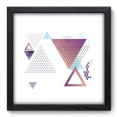 Quadro Decorativo com Moldura - Triângulos - 167qna