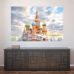 Painel Adesivo de Parede - Rússia - Moscou - Mundo - 1681pn