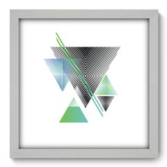 Quadro Decorativo com Moldura - Triângulos - 168qna - comprar online