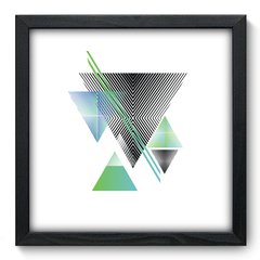 Quadro Decorativo com Moldura - Triângulos - 168qna