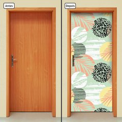 Adesivo Decorativo de Porta - Abstrato - 1691cnpt - comprar online