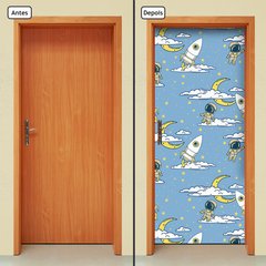 Adesivo Decorativo de Porta - Espaço - Infantil - 1700cnpt - comprar online