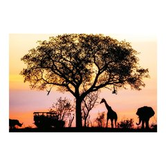 Painel Adesivo de Parede - Safari - Animais - 1711pn - comprar online