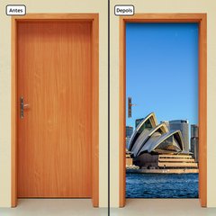 Adesivo Decorativo de Porta - Sydney - Austrália - 1723cnpt - comprar online