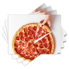 Jogo Americano com 4 peças - Pizza - 1725Jo