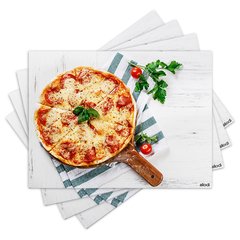 Jogo Americano com 4 peças - Pizza - 1728Jo