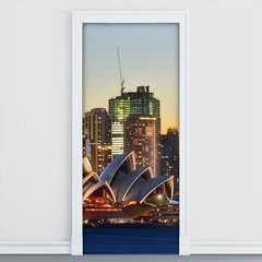 Adesivo Decorativo de Porta - Sydney - Austrália - 1728cnpt