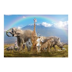 Painel Adesivo de Parede - Safari - Animais - 1729pn - comprar online