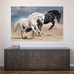 Painel Adesivo de Parede - Cavalos - Animais - 1732pn