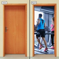 Adesivo Decorativo de Porta - Academia - Fitness - 1746cnpt - comprar online