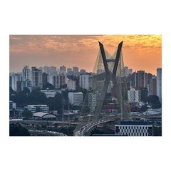 Painel Adesivo de Parede - São Paulo - Cidade - 1801pn - comprar online