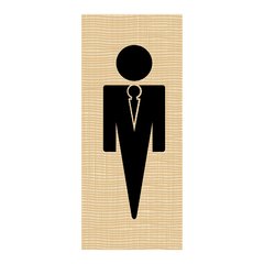 Adesivo Decorativo de Porta - Banheiro Masculino - 1805cnpt na internet
