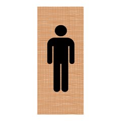 Adesivo Decorativo de Porta - Banheiro Masculino - 1810cnpt na internet