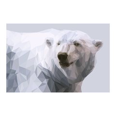 Painel Adesivo de Parede - Urso Polar - Animais - 1813pn - comprar online