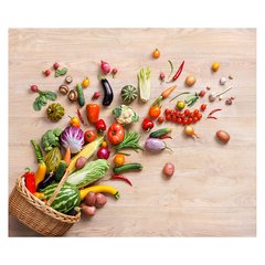 Papel de Parede Frutas Legumes Saúde Cozinha Sala Painel Adesivo - 181pc na internet