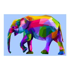 Painel Adesivo de Parede - Elefante - Animais - 1823pn - comprar online