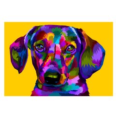 Painel Adesivo de Parede - Cachorro - Pet Shop - 1825pn - comprar online