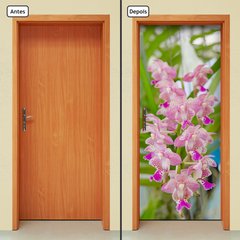 Adesivo Decorativo de Porta - Orquídea - Flores - 182cnpt - comprar online