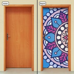 Adesivo Decorativo de Porta - Mandala - 1834cnpt - comprar online