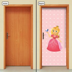 Adesivo Decorativo de Porta - Princesa - 183cnpt - comprar online